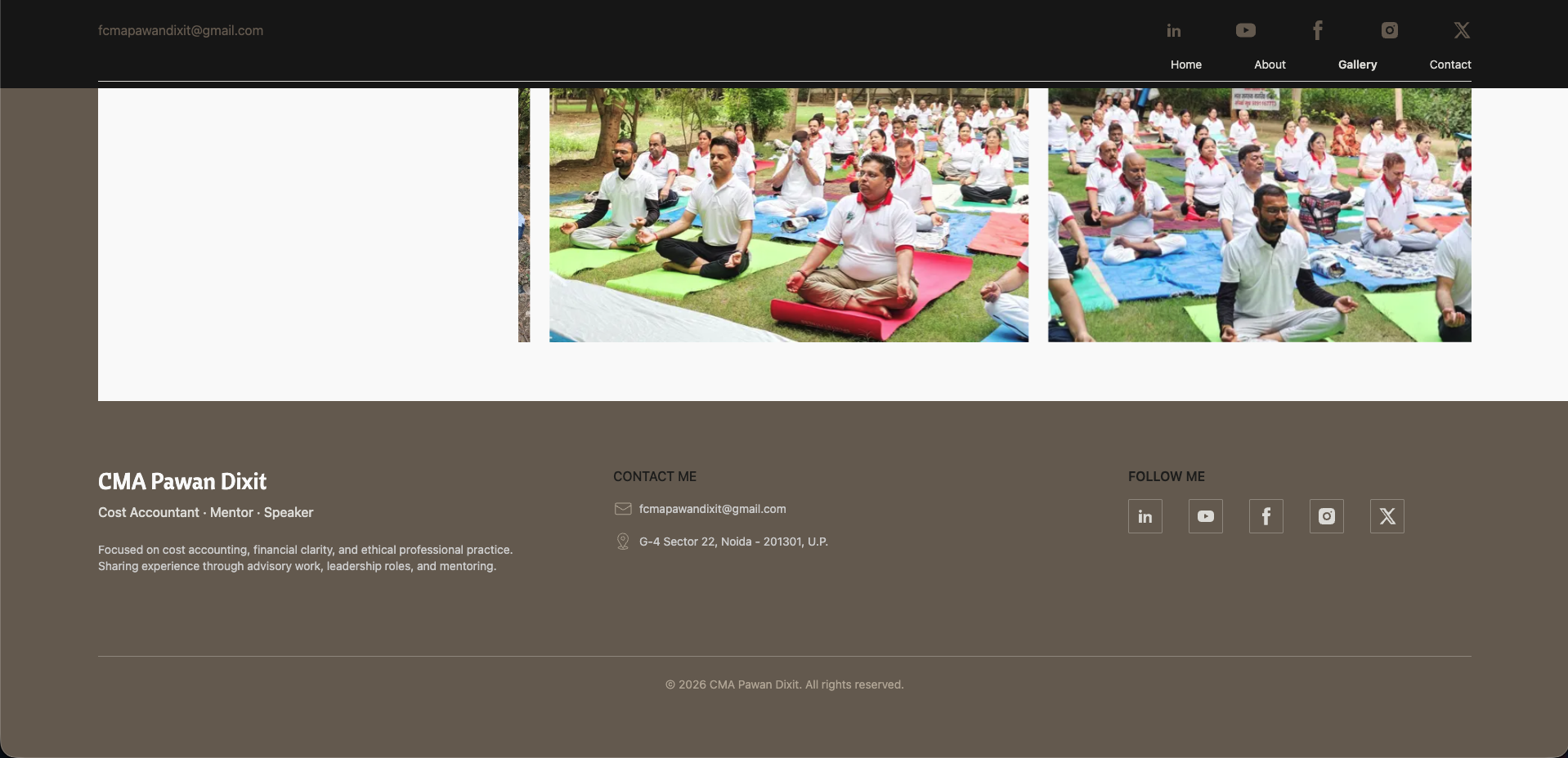 CMA Pawan Dixit footer